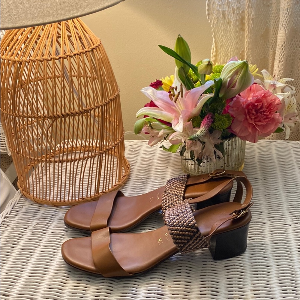 Elegant Brown Strappy Sandals